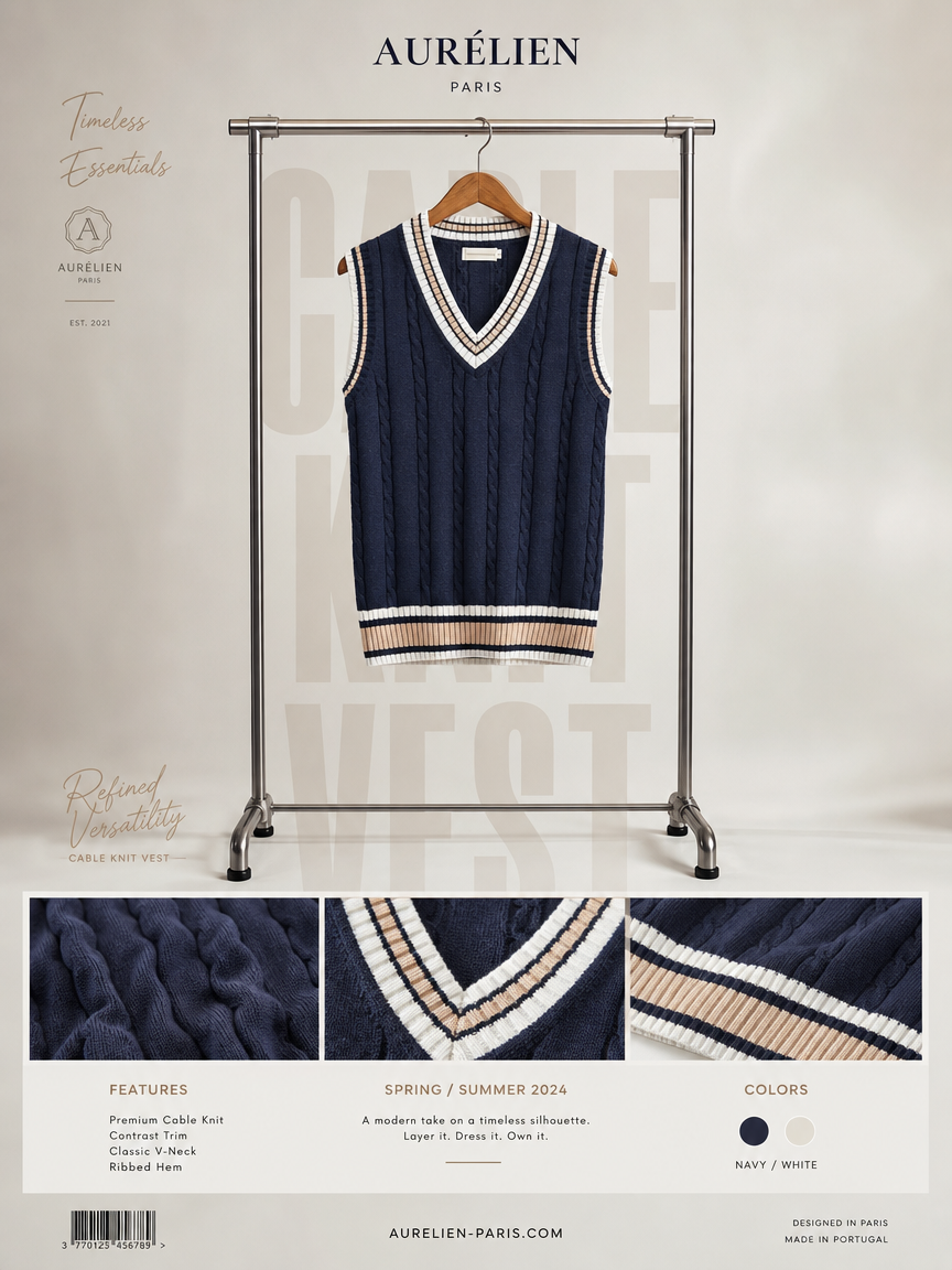 Sweater Vest Men Thicken V-neck Sleeveless Knitted Sweaters Vests Striped Retro Preppy-style Simple Chic Loose Casual All-match