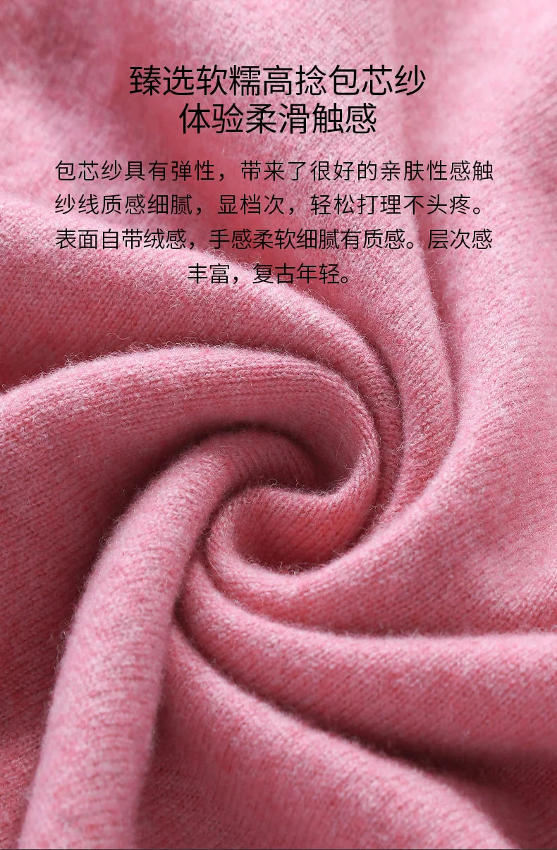 Men Cashmere Sweater Autumn Winter Soft Warm Jersey Jumper  Pull Homme Hiver Pullover V-Neck Knitted Sweaters