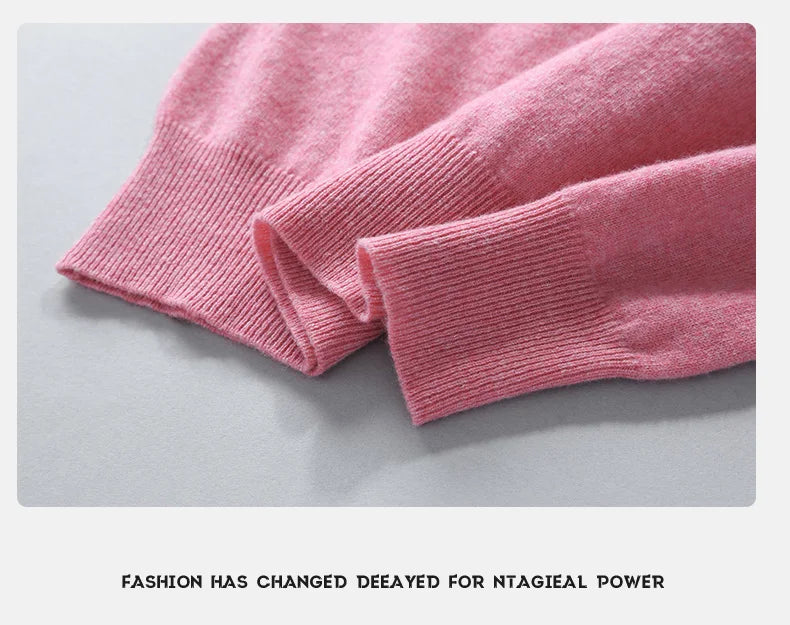 Men Cashmere Sweater Autumn Winter Soft Warm Jersey Jumper  Pull Homme Hiver Pullover V-Neck Knitted Sweaters
